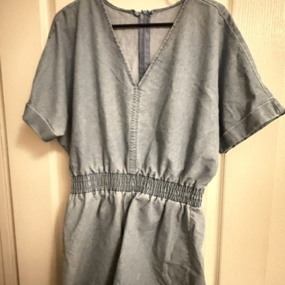 Denim romper women size M
